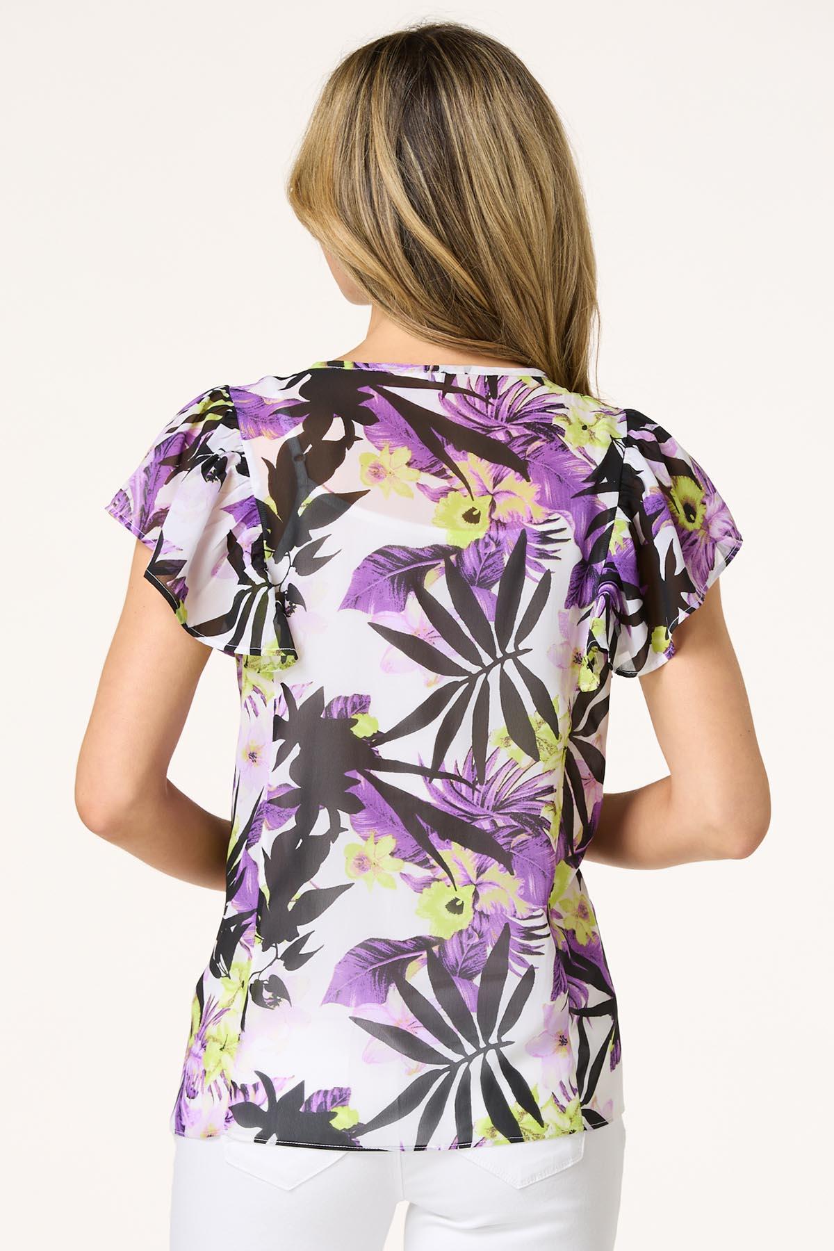 Smocked Garden Floral Top