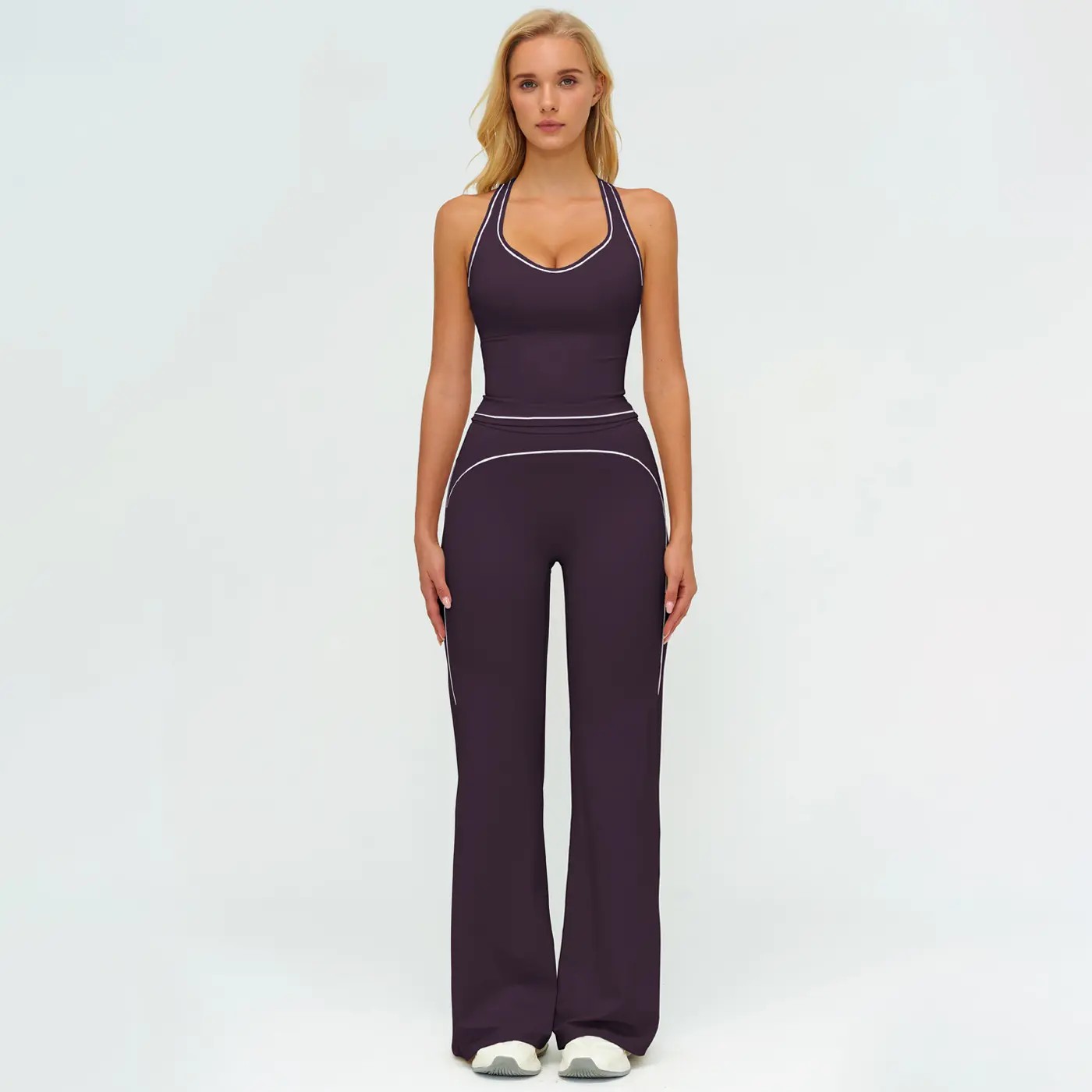 Women's Sporty Casual Tracksuit Set (2-Piece Athletic Jogger & Top)