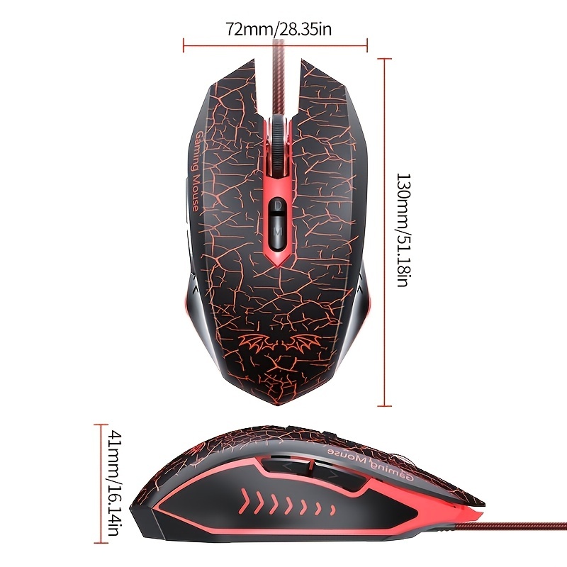 8000DPI Ergonomic Wired Esport Mouse
