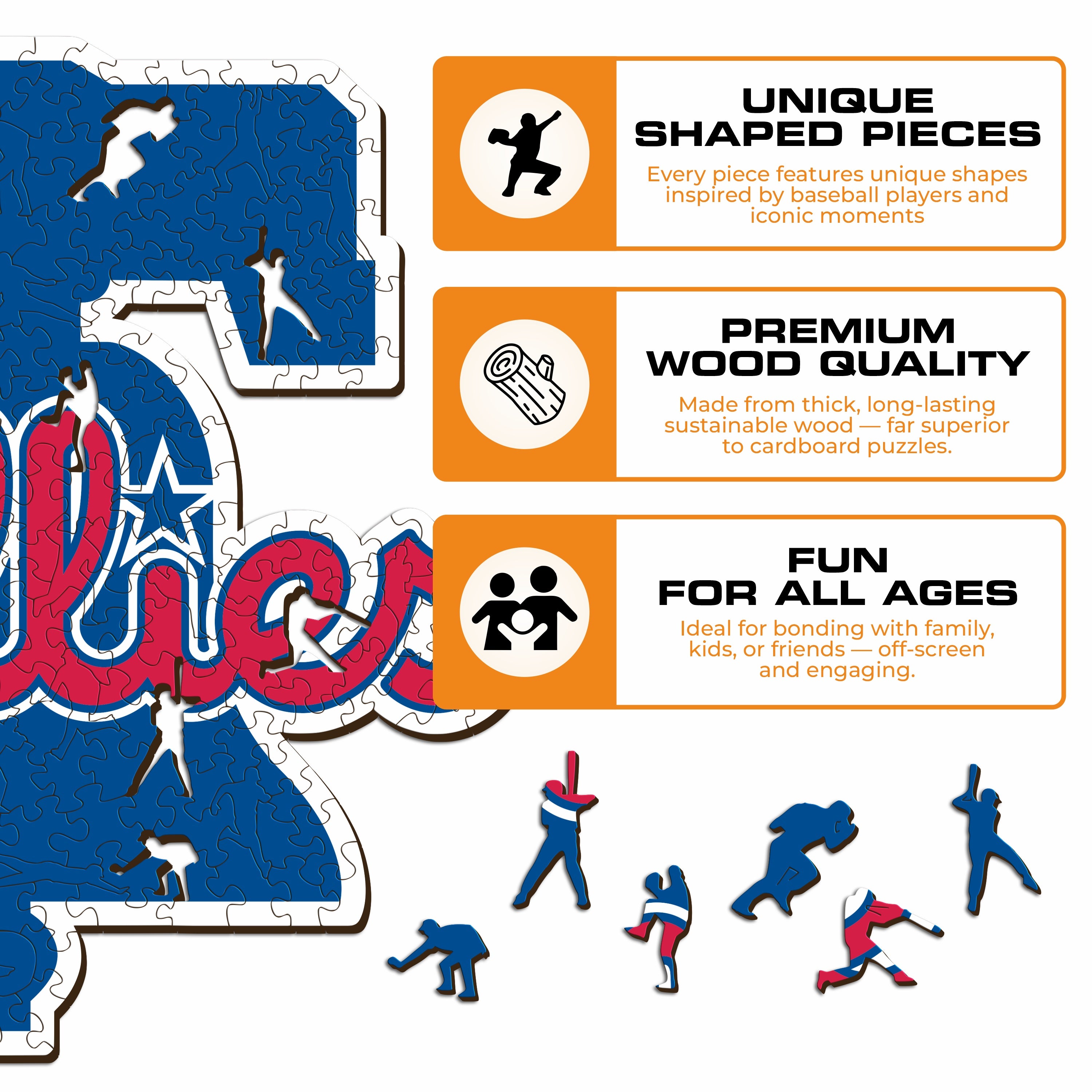Philadelphia Phillies™ - Wooden Puzzle