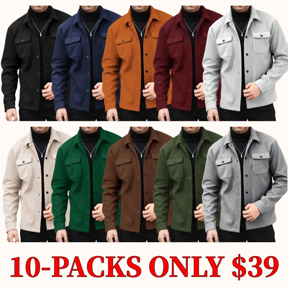 Men's simple wool jacket/coat