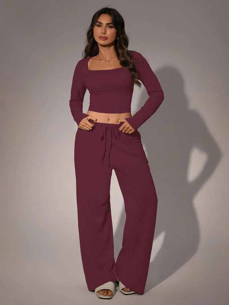 Women's 2 Piece Matching Lounge Set