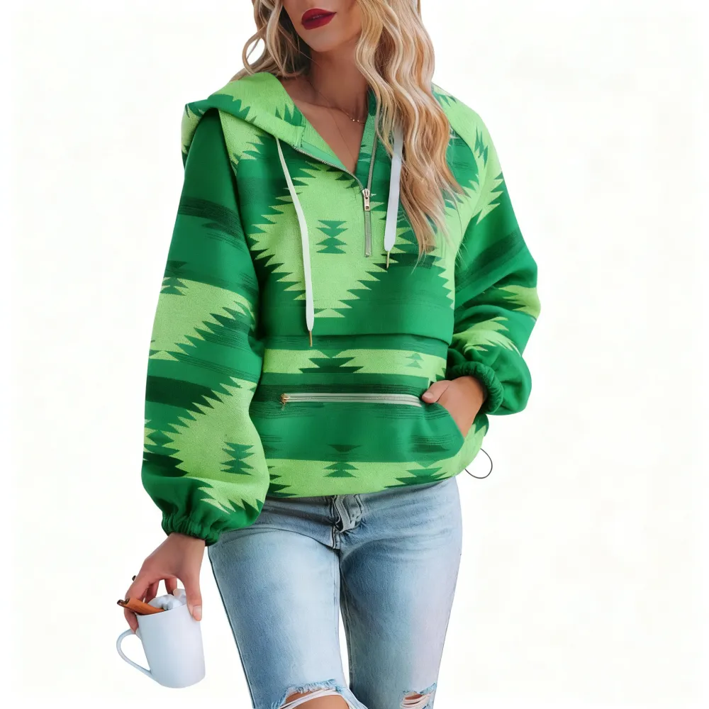 Women’s Oversized Hoodie Zip Up Long Sleeve Loose Fit Sweatshirts