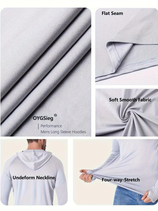 🔥🔥Men’s UPF 50+ Sun Protection HoodedShirt with Face Mask