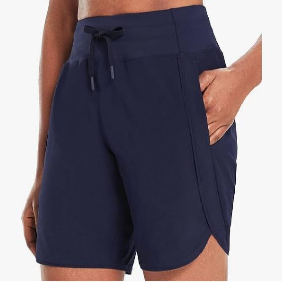 Women’s High-Waist Quick-Dry Athletic Shorts (3