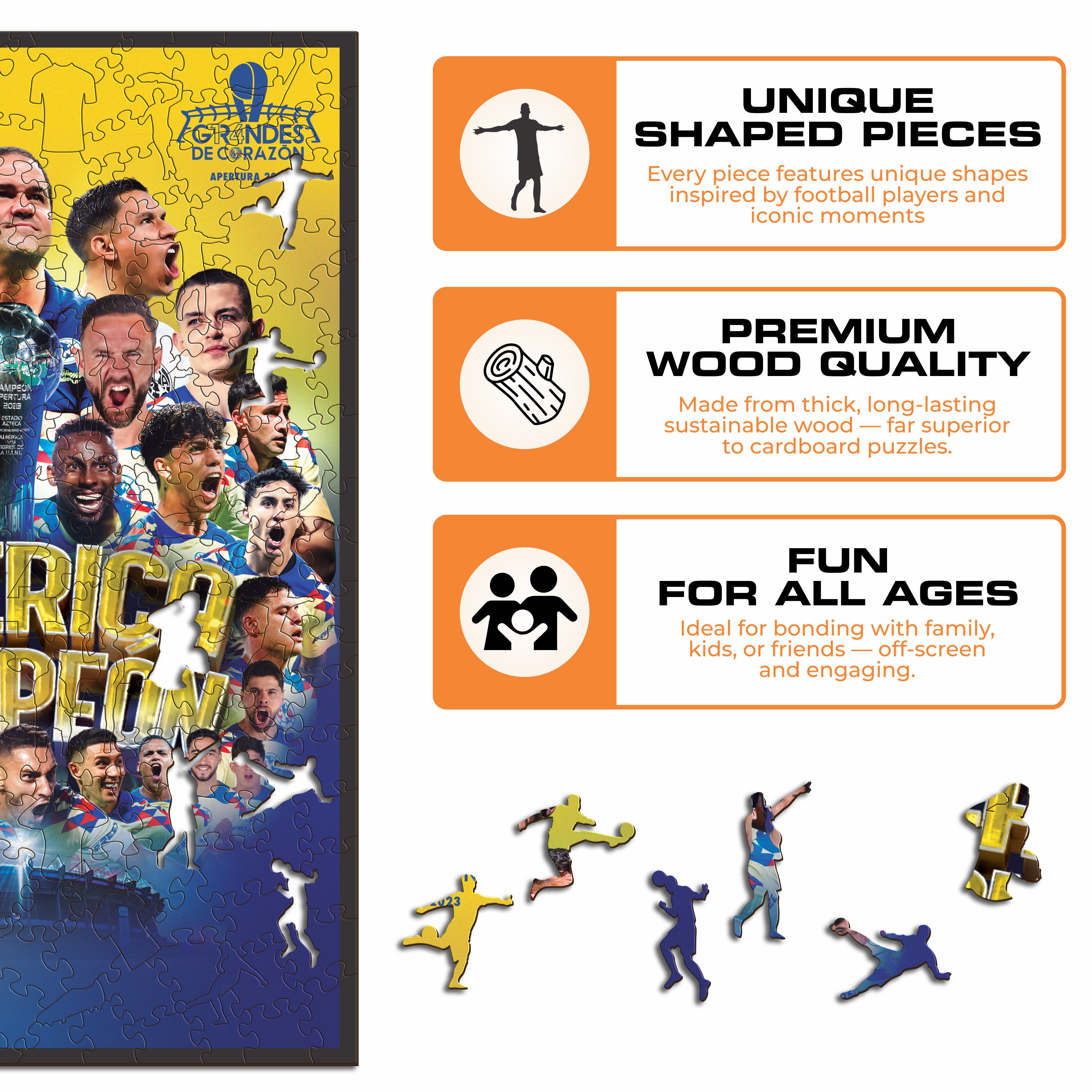 Club América® Champion - Wooden Puzzle