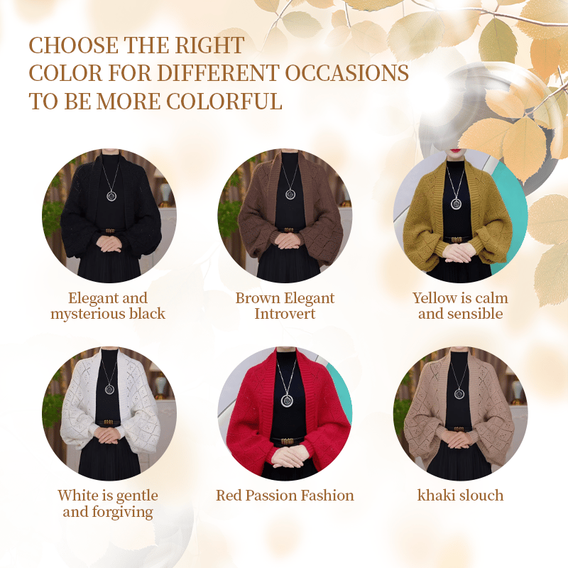 🔥2026 New Fashion🔥Hollow Out Knitted Shawl Coat