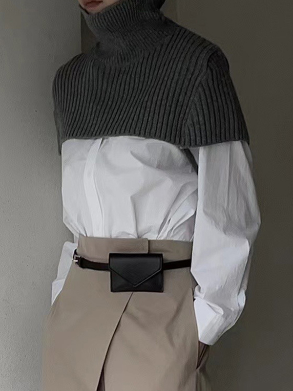 Belt Buckle Geometric Split-Joint Fanny Packs Bags Accessories Bags