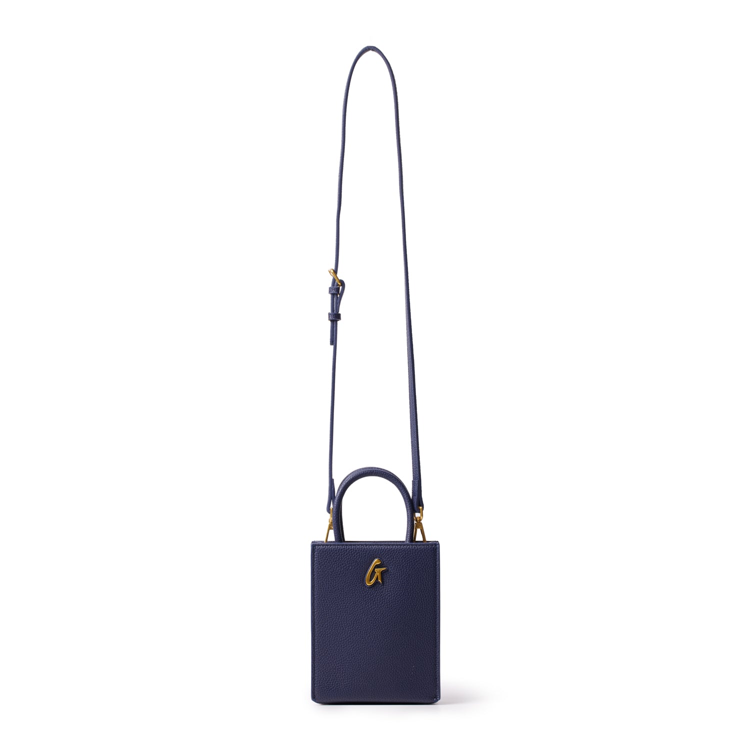 MINI PEBBLE TOTE - NAVY