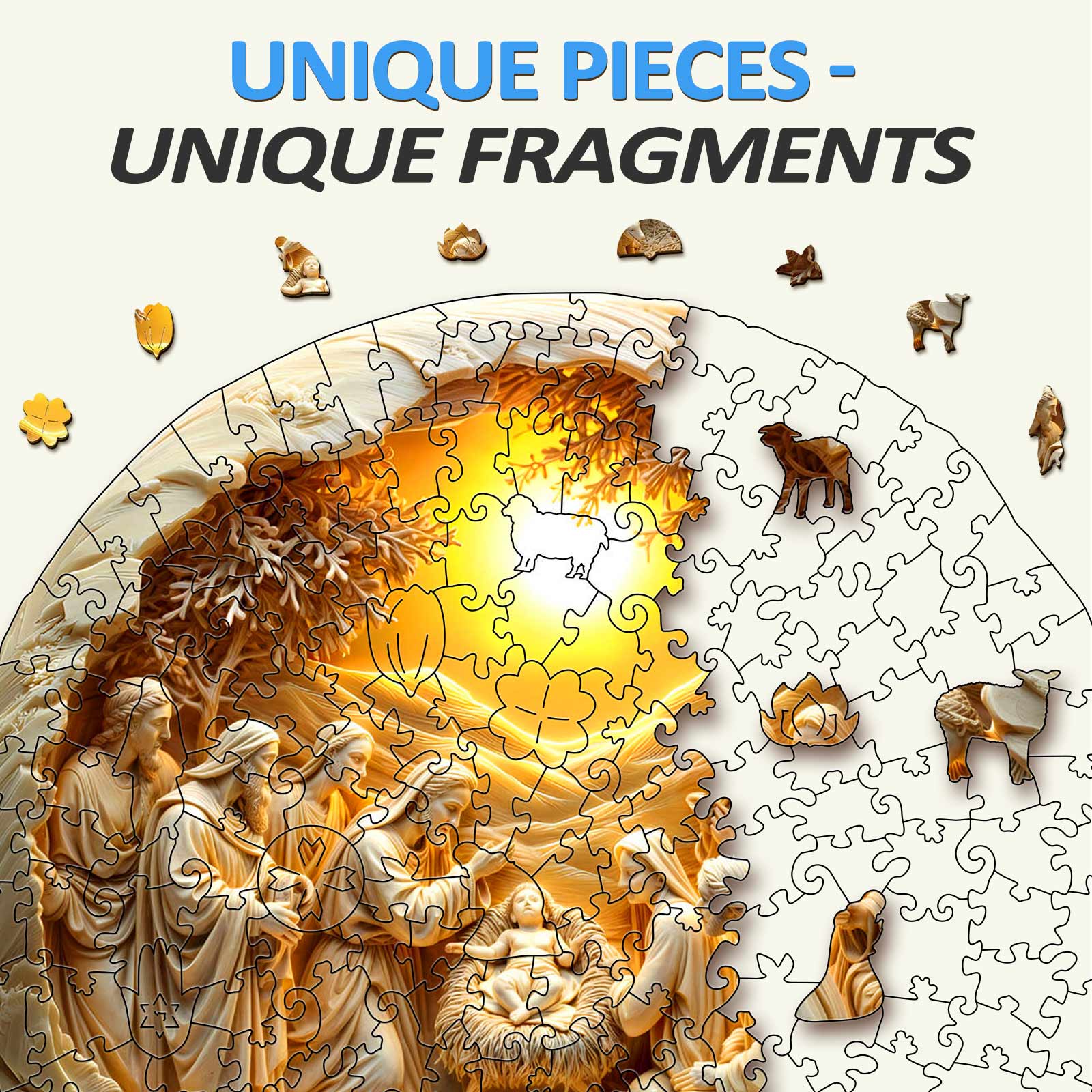 Savior comes Wooden Jigsaw Puzzle