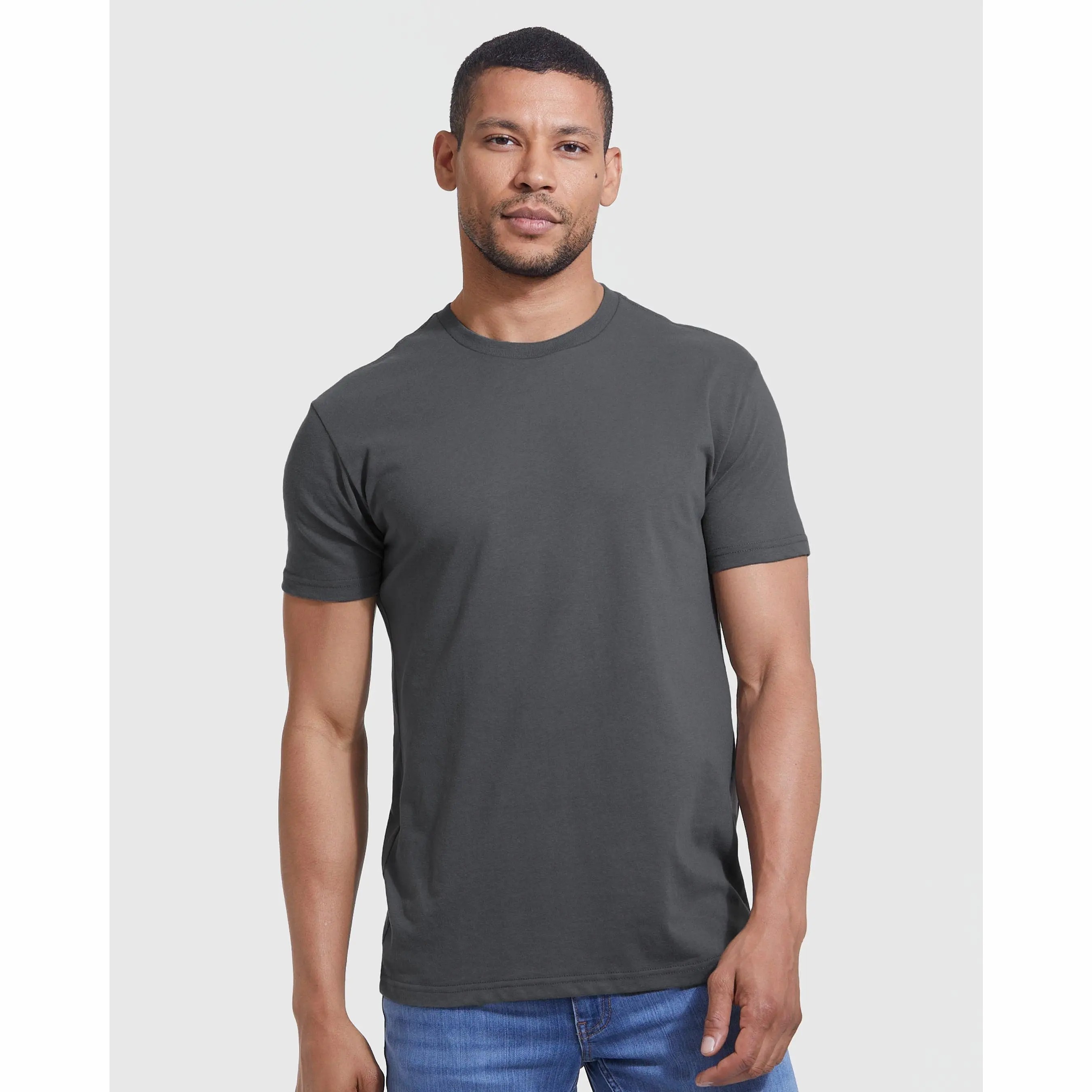 Men's Premium Fit Short Sleeve Crew Neck T-Shirt – Soft Everyday Essential