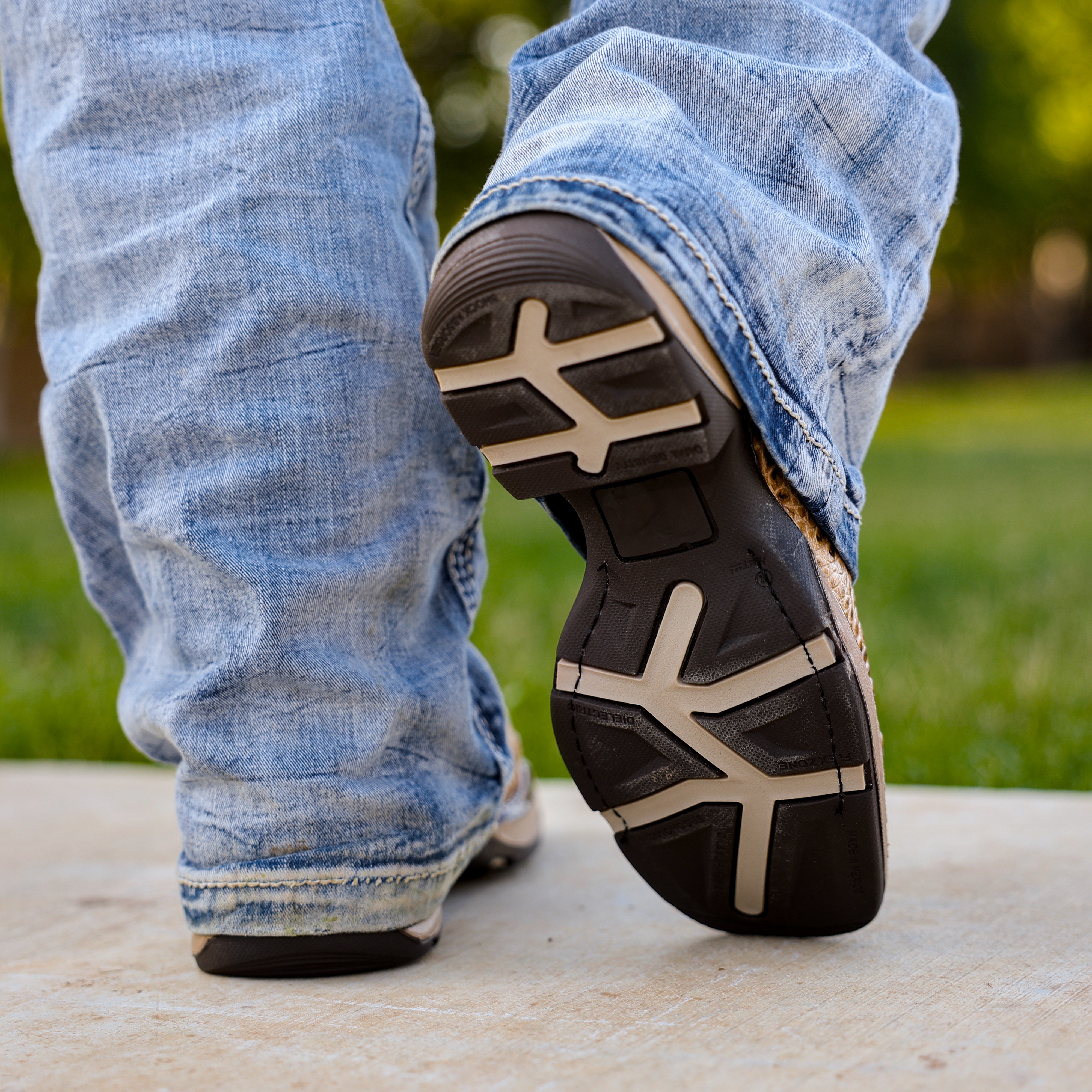 Orix Caiman Neck Leather Boots With 3D Lightweight Sole - Composite Toe