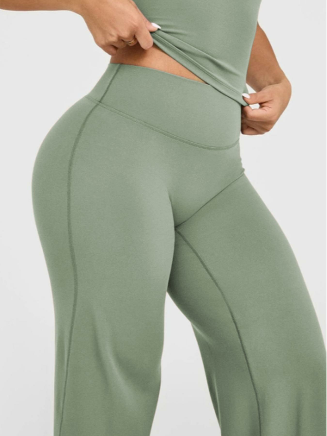 Women's Casual Wide Leg Sport Pants, Casual Sporty Trousers