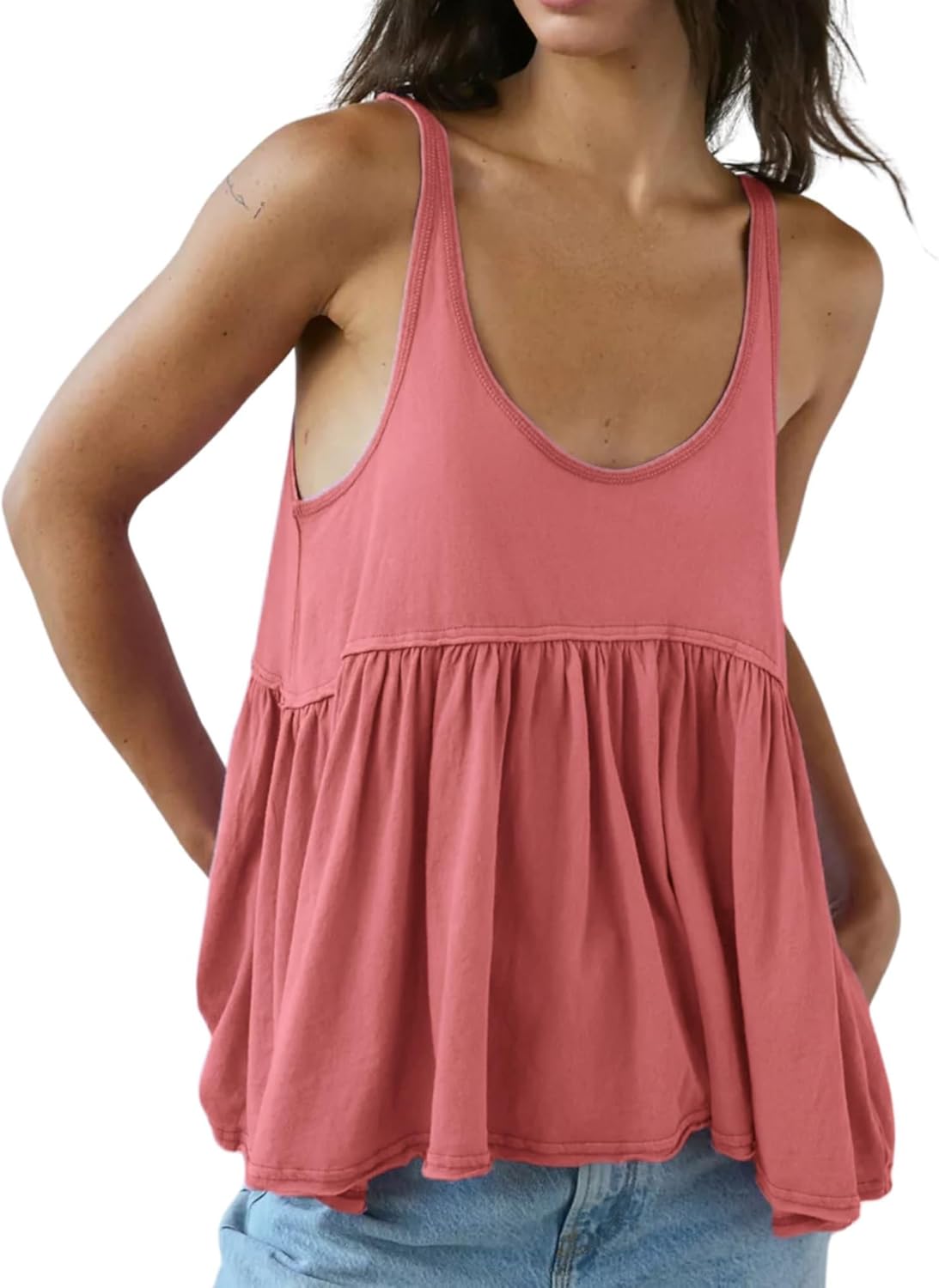 ✨2026 Hot Sale✨Women's Summer Flowy Tank Tops