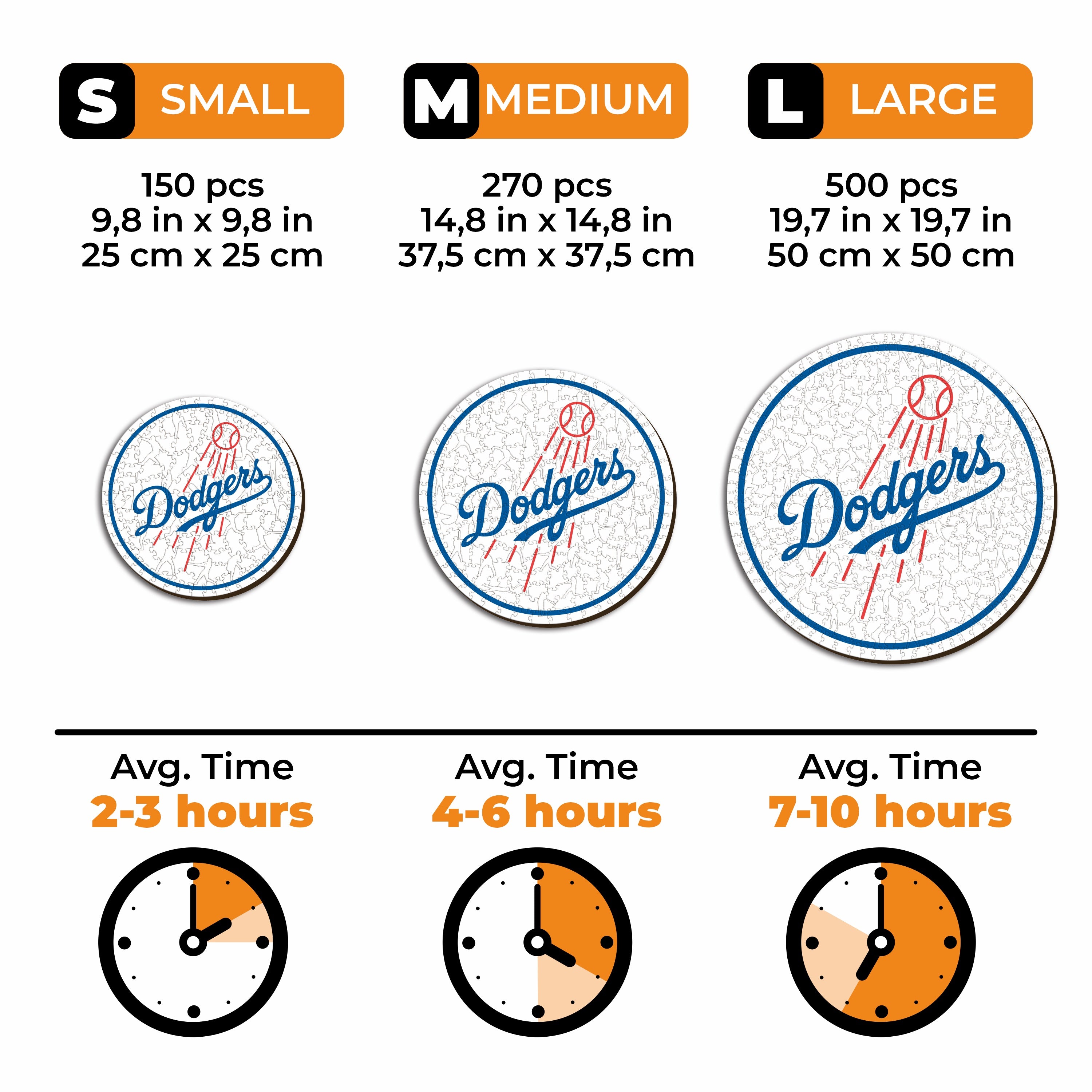 Los Angeles Dodgers™ - Wooden Puzzle