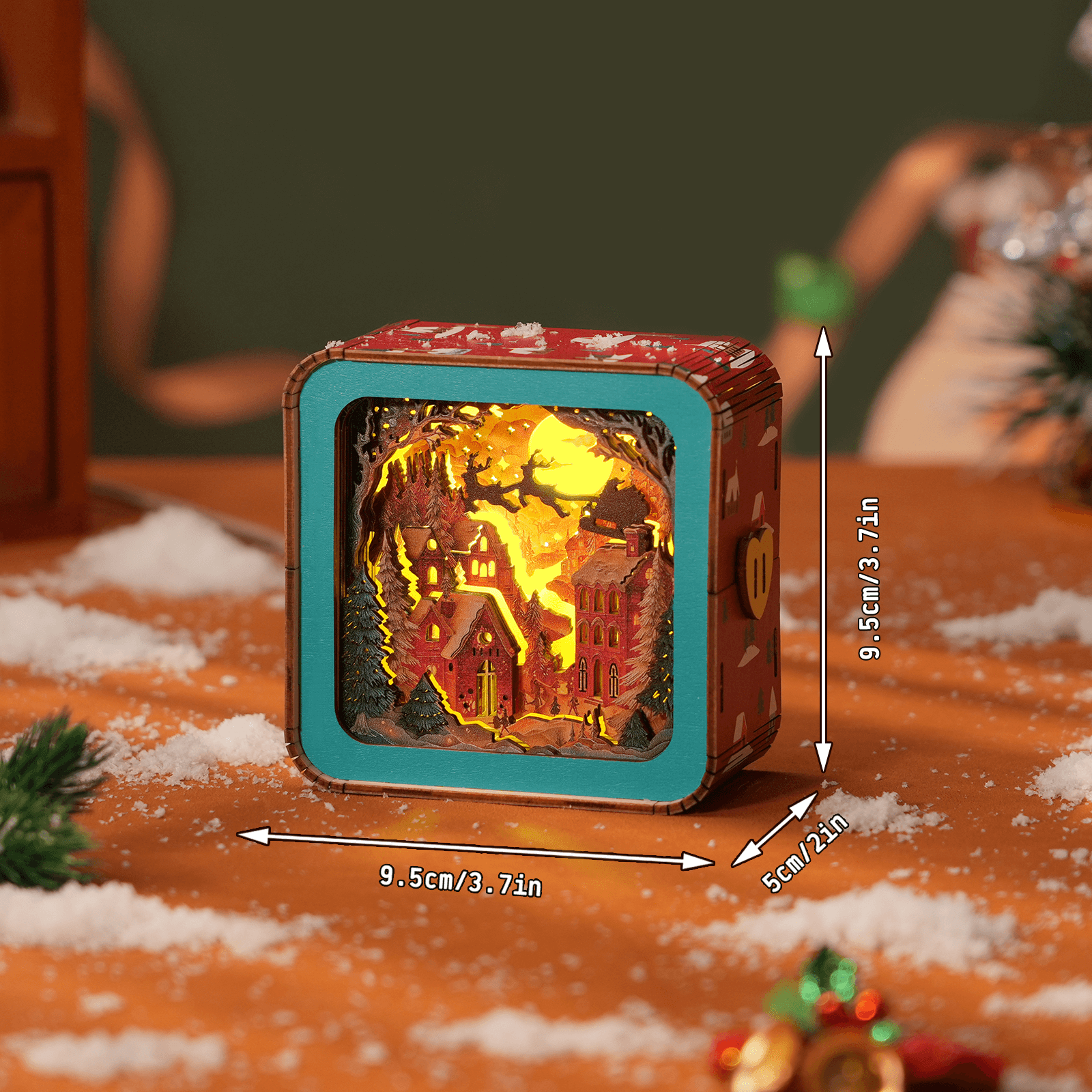 Wonderful Christmas Eve Kit- 3D Wooden Puzzle Night Light