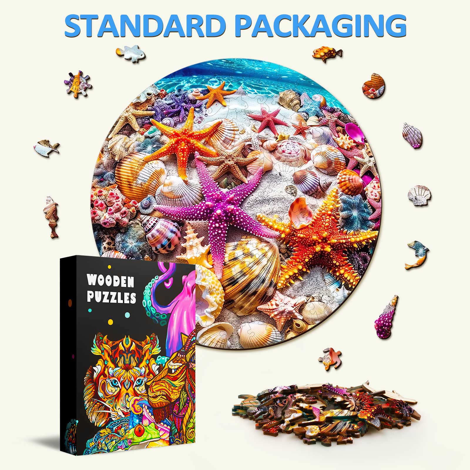 Starfish Wooden Jigsaw Puzzle