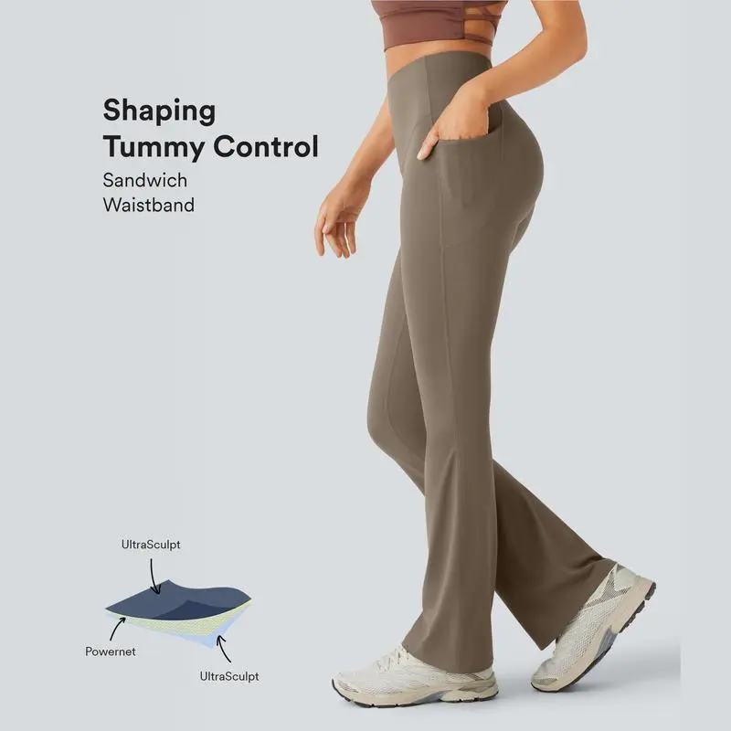 Cinched Butt-Lifting Tummy Control Yoga Leggings