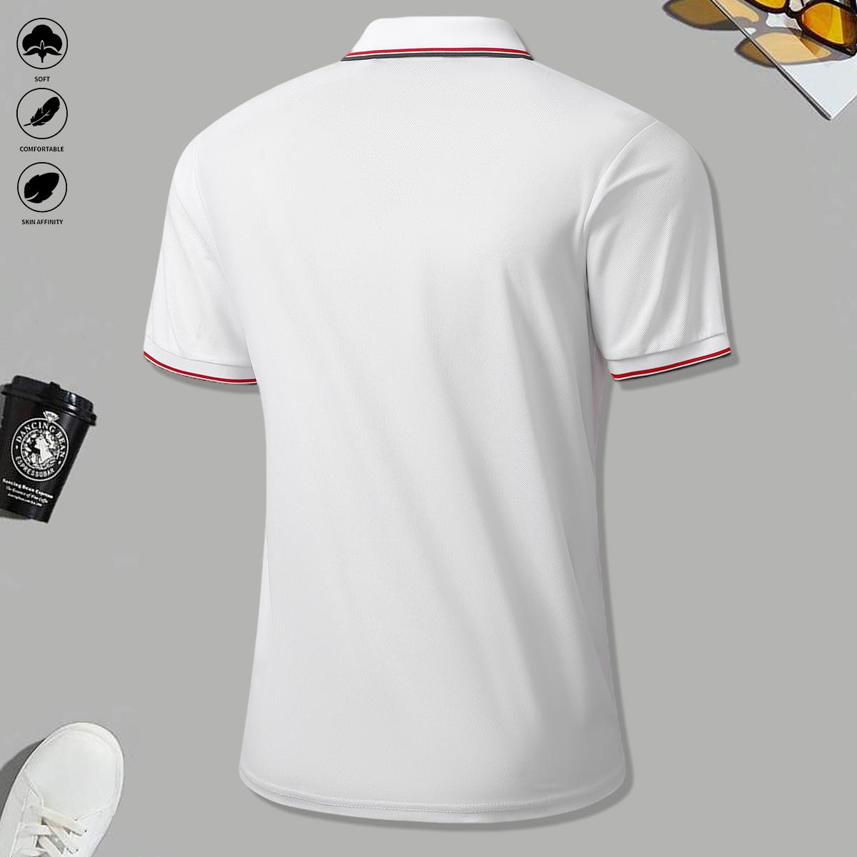 men's casual short-sleeved polo shirts mixed-color suit, breathable and refreshing, suitable for all seasons, is a good choice for men who give gifts during the holidays