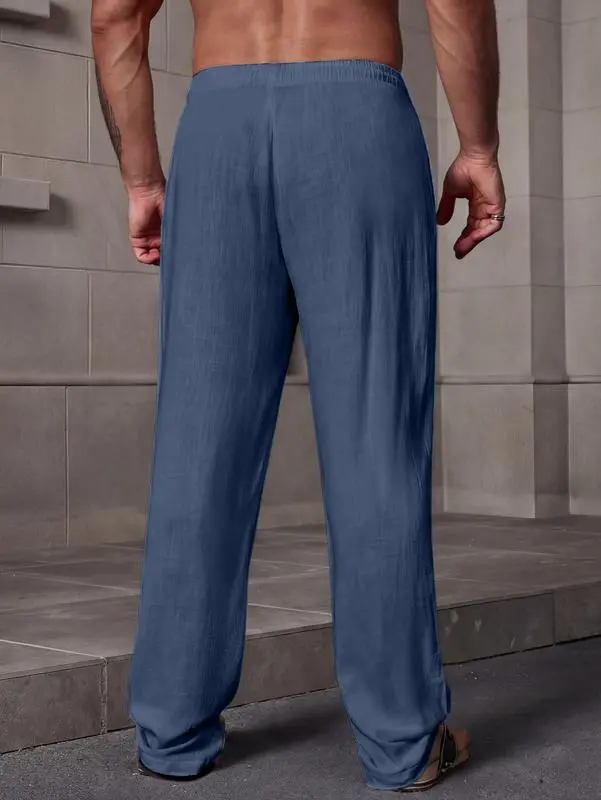 Men's Summer Casual Retro Linen Trousers