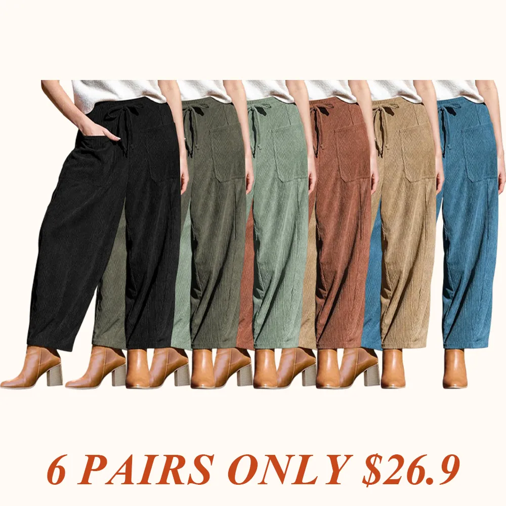 Women’s Corduroy Wide Leg Pants