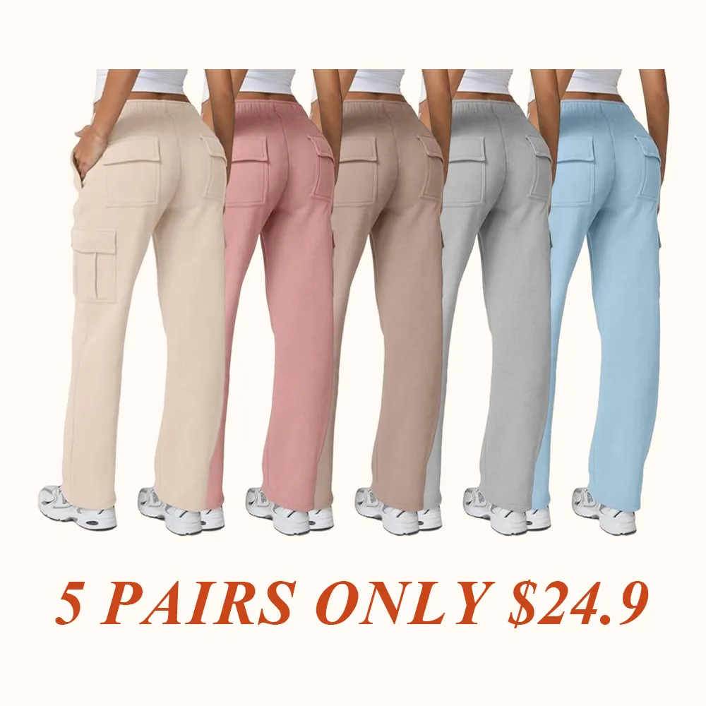 Women's Casual Solid-Color Pants