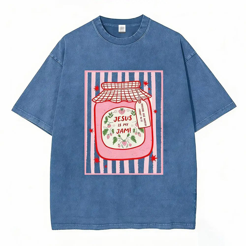 Unisex Jesus Is My Jam Graphic T-Shirt – Strawberry Jar Christian Tee