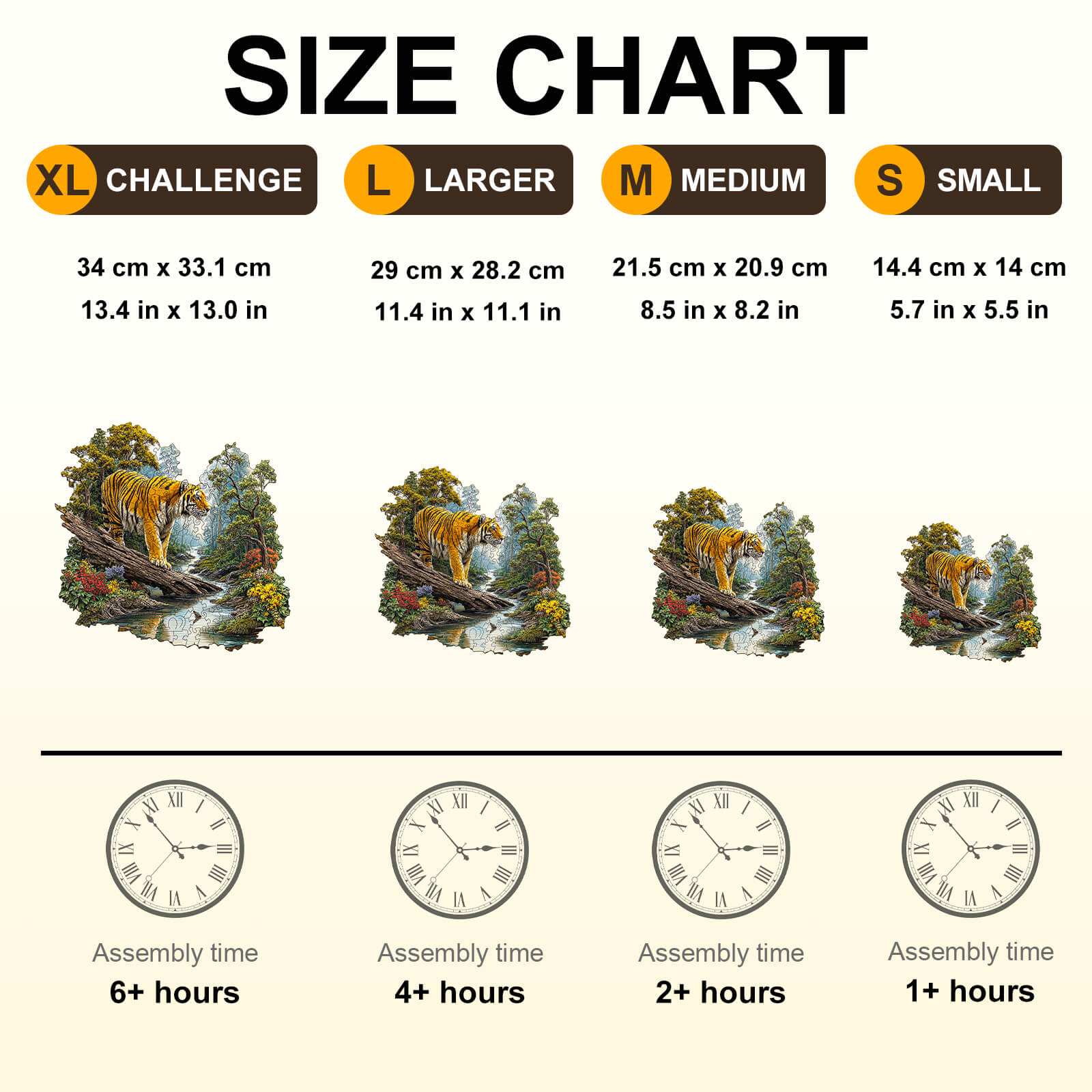 King of the Forest Wooden Jigsaw Puzzle