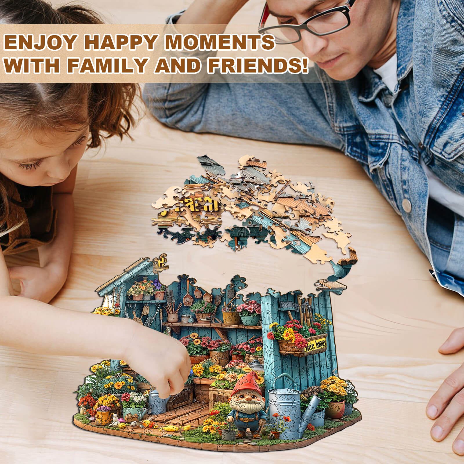Happy Farm Wooden Jigsaw Puzzle