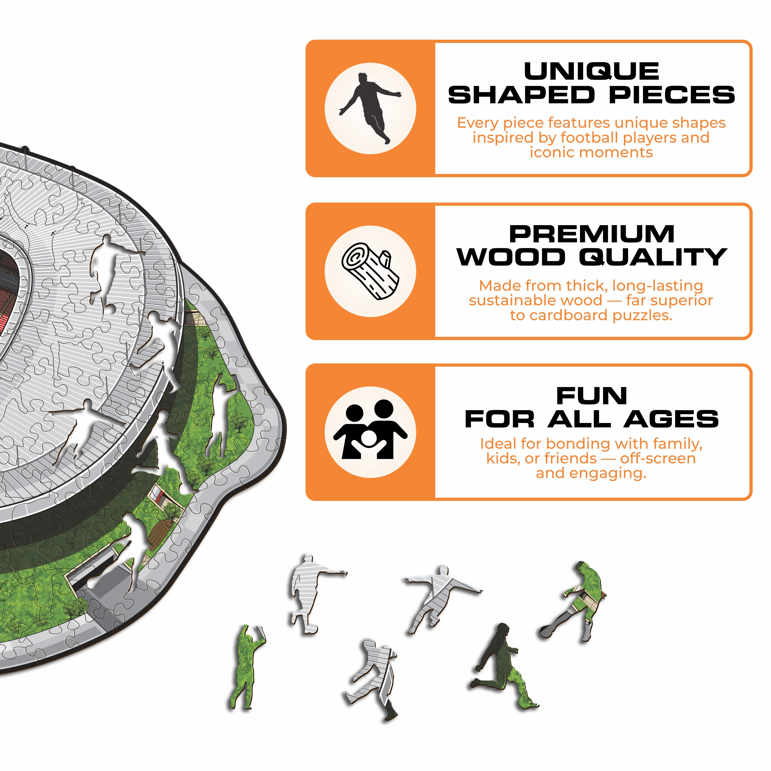 Chivas Guadalajara® Estadio Akron - Wooden Puzzle