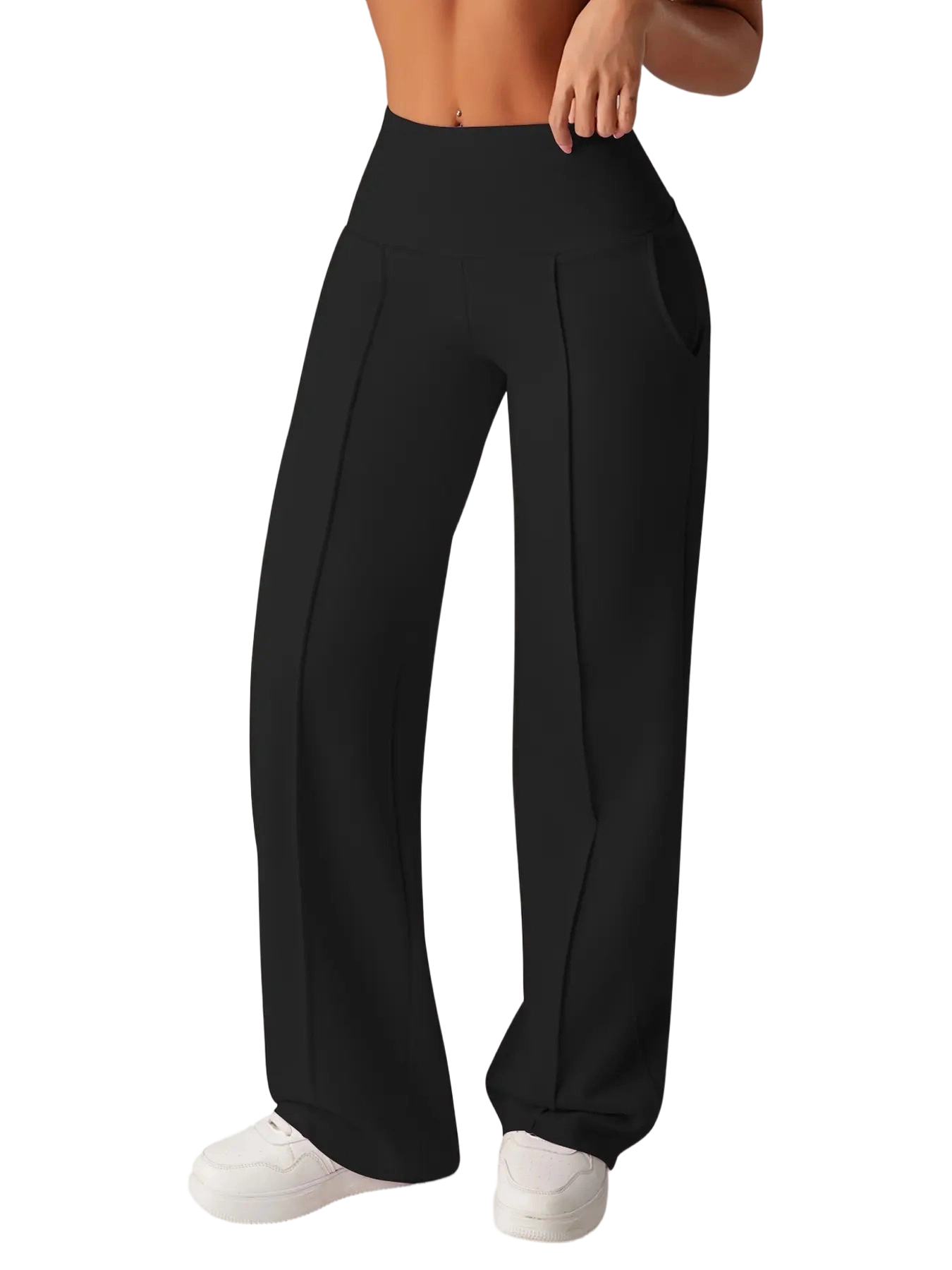 🔥Easter Sale!Women's High-Waisted Wide Leg Sweatpants with Pockets