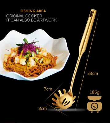 Golden Kitchen Utensil Set