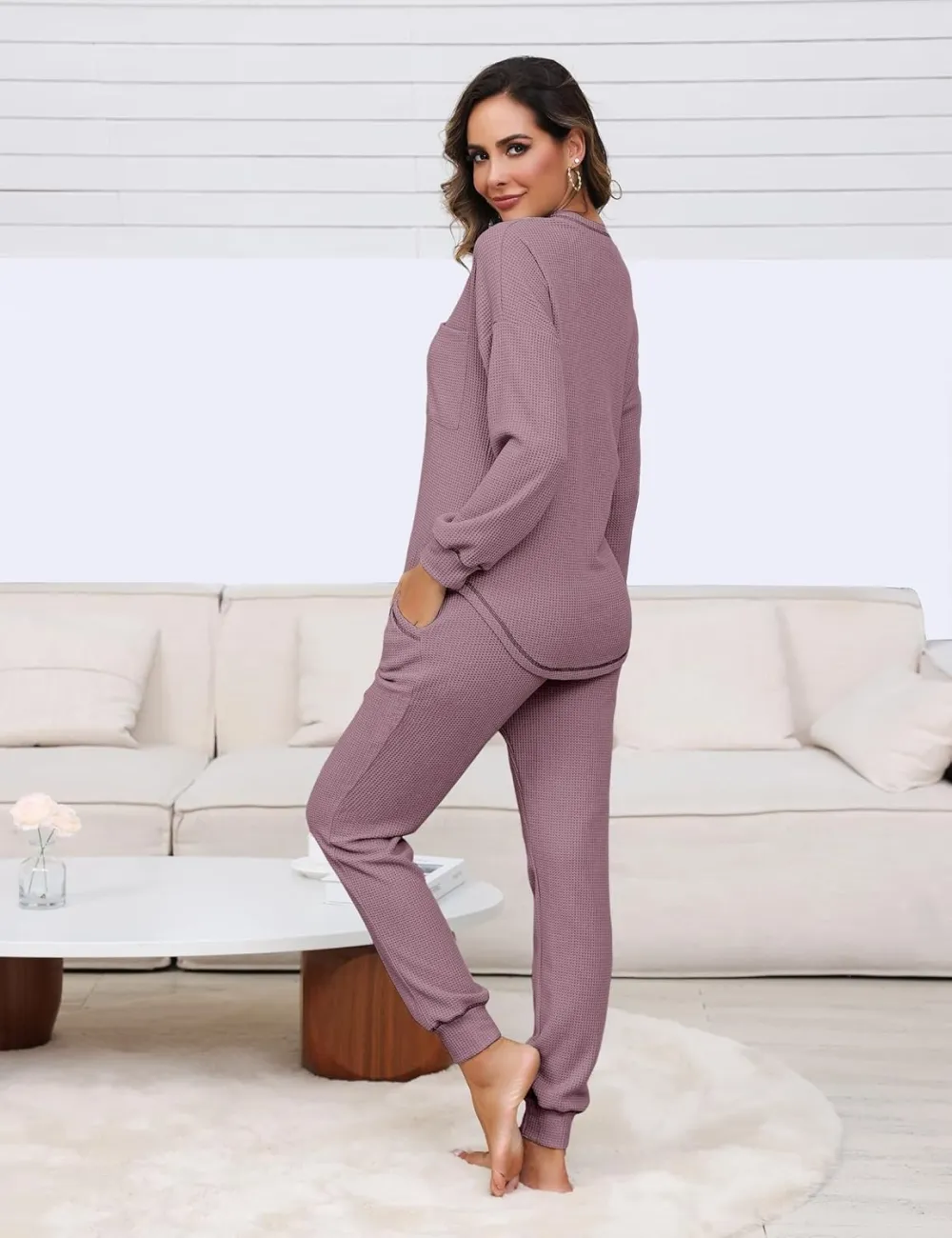 Womens Two Piece Outfits Lounge Sets