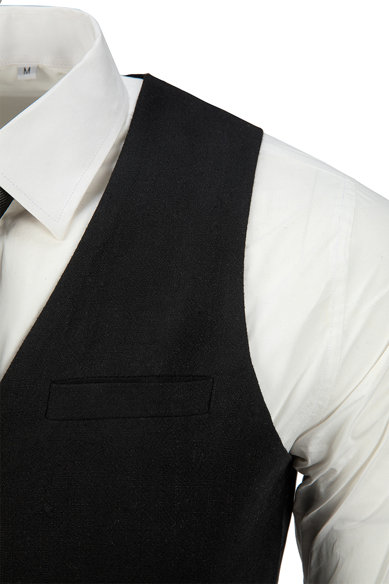 Men's Classic Black Vest