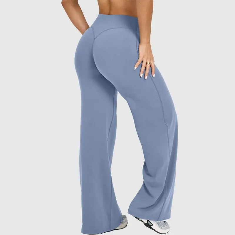 Straight Leg Bottoms Fitness Gymwear Women Workout Leggings