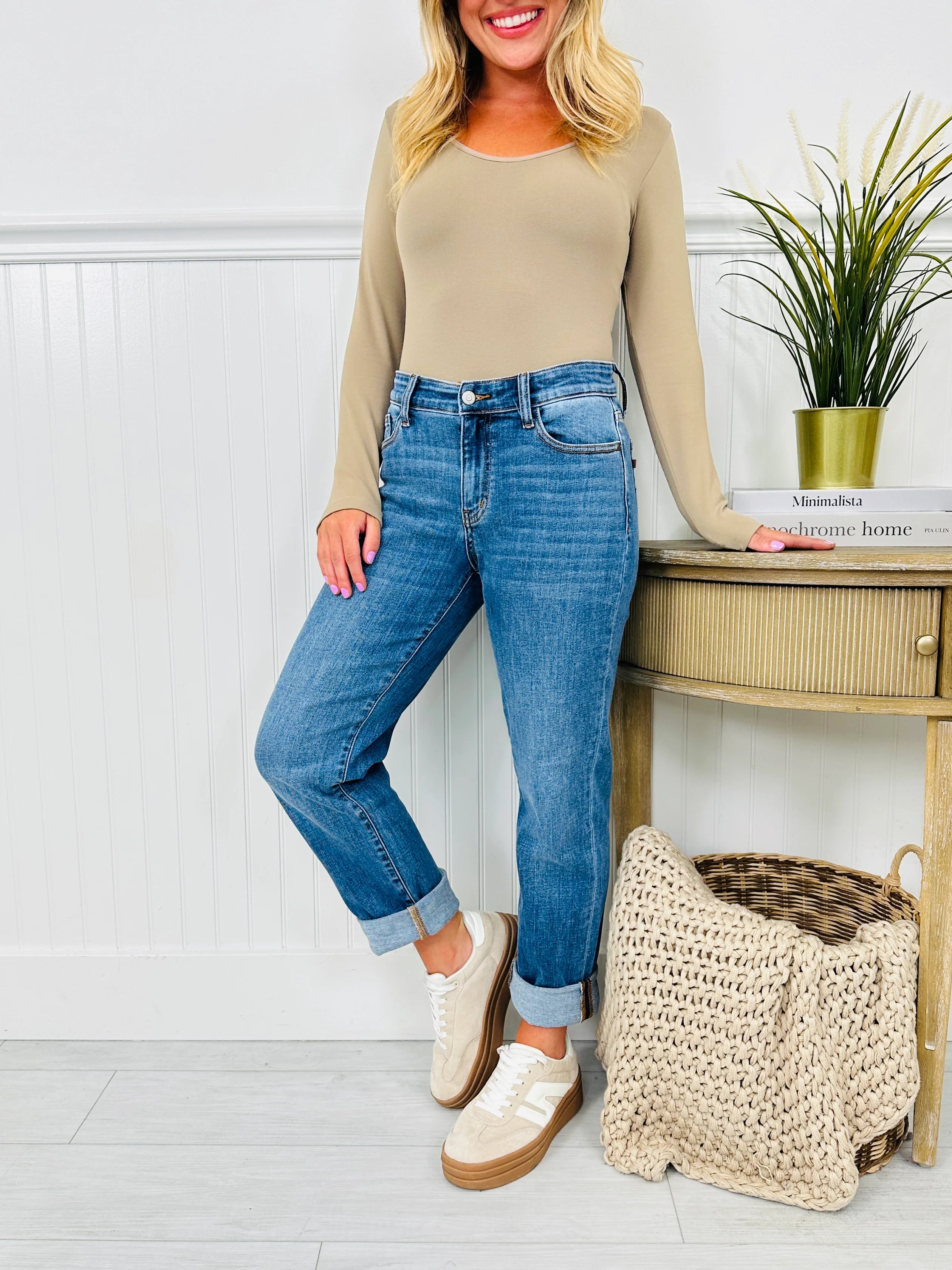 Judy Blue Through It All Boyfriend Jeans