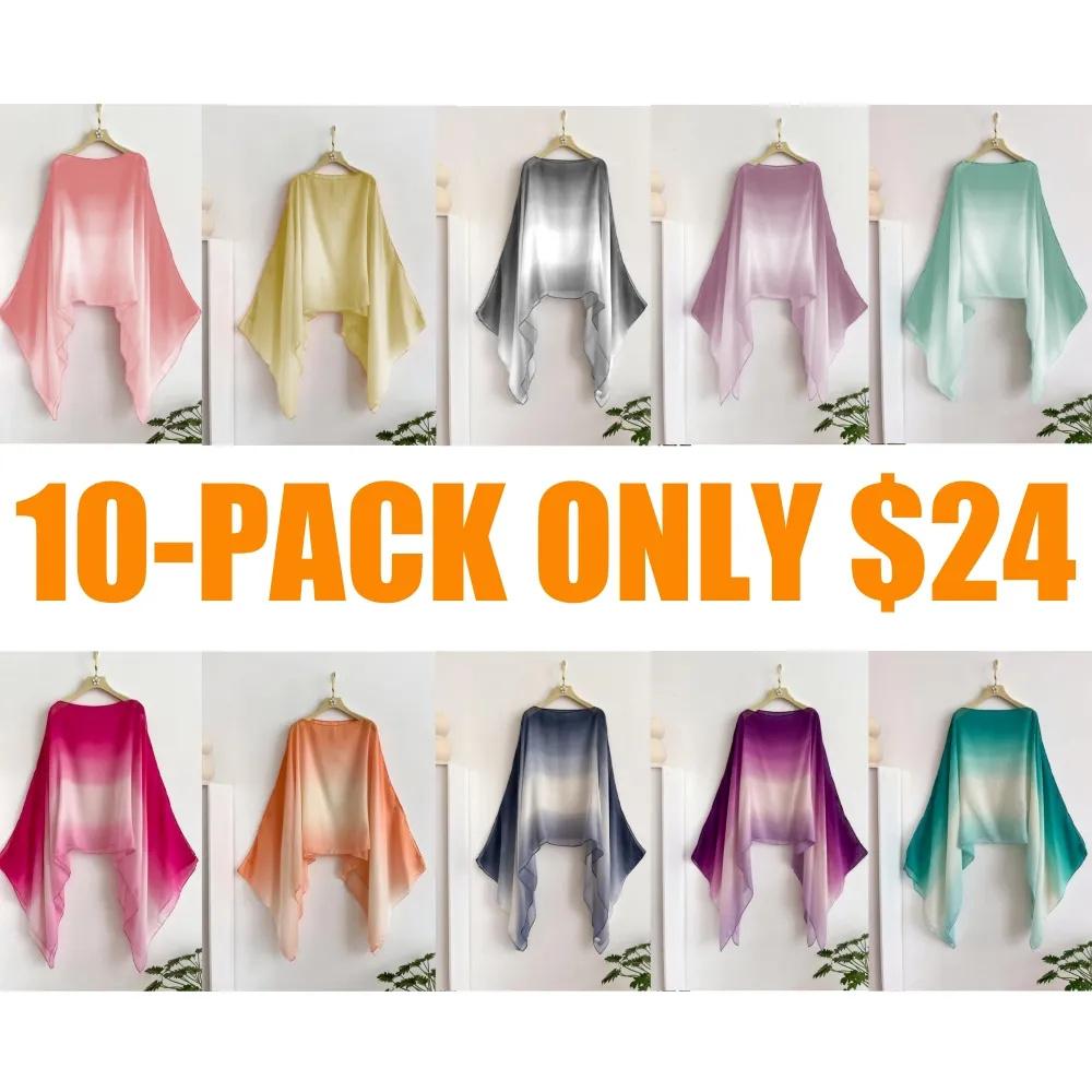 Women's Ombre Print Viscose Shawl(Less than $3 each!)