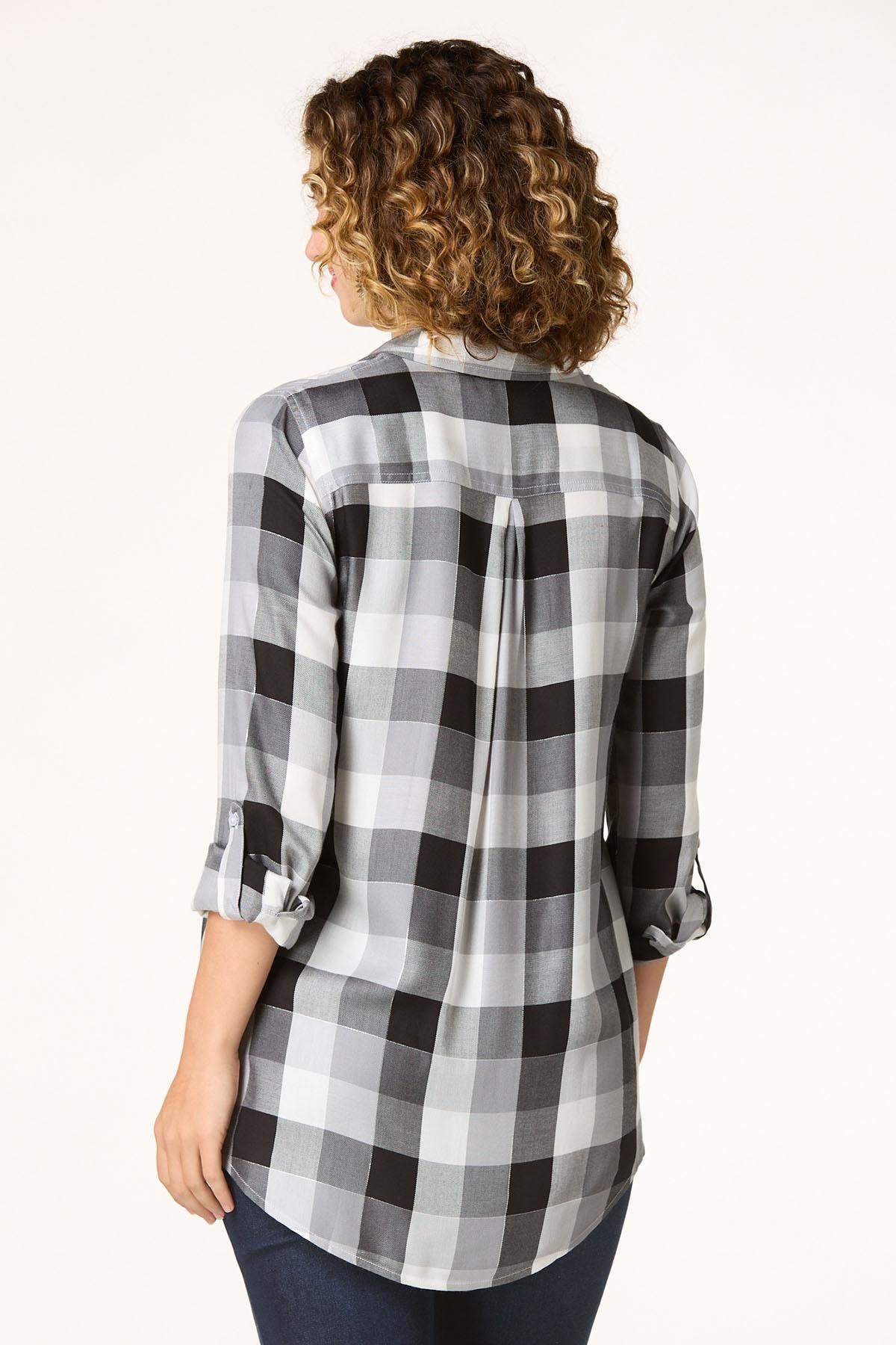 Black And White Check Tunic