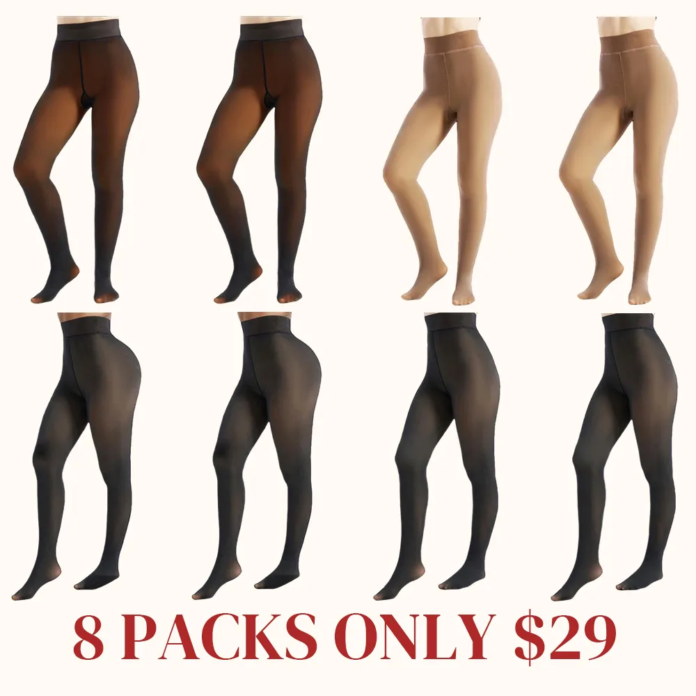 Women’s Sheer Fleece-Lined Tights