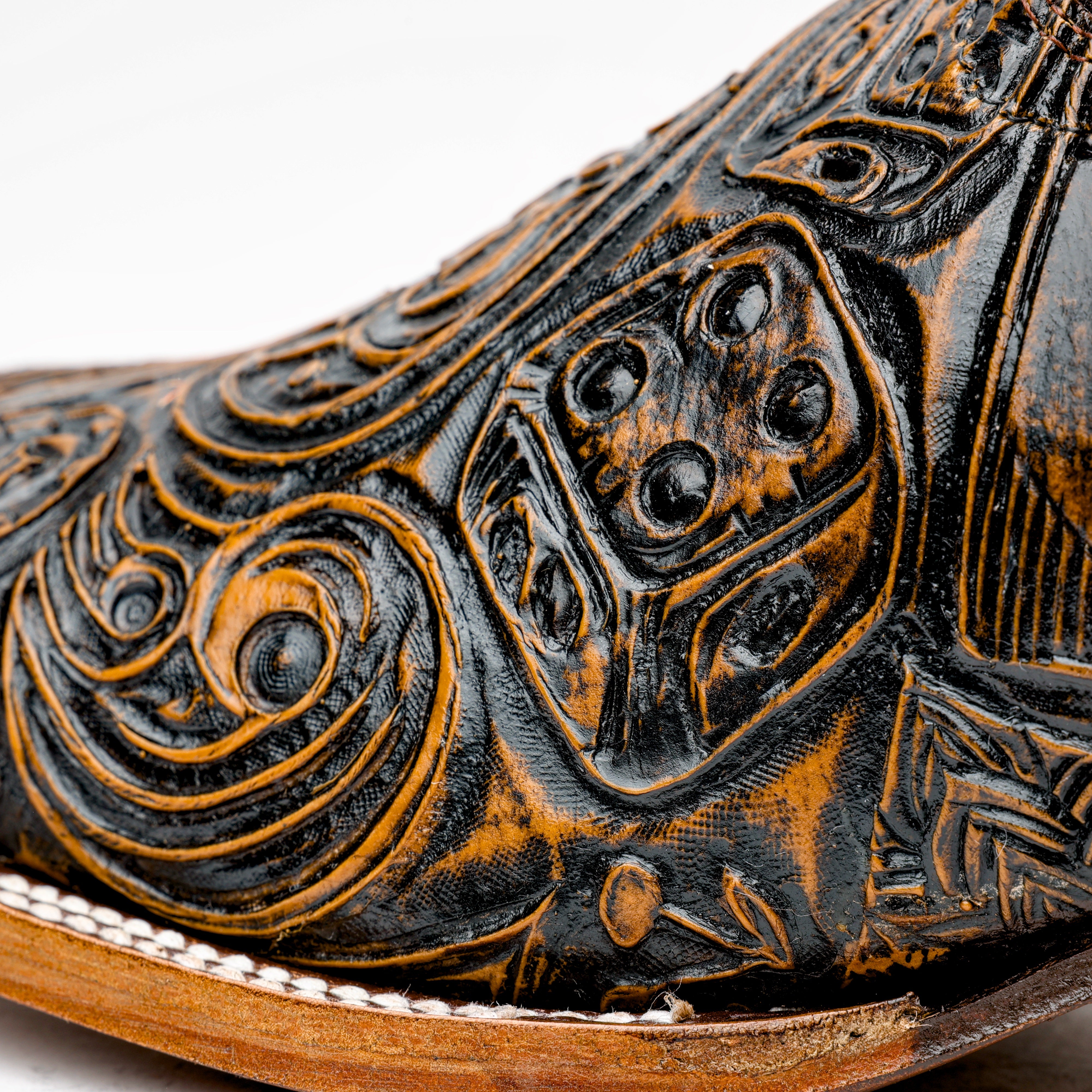 Ace Of Spades Brown - Square Toe