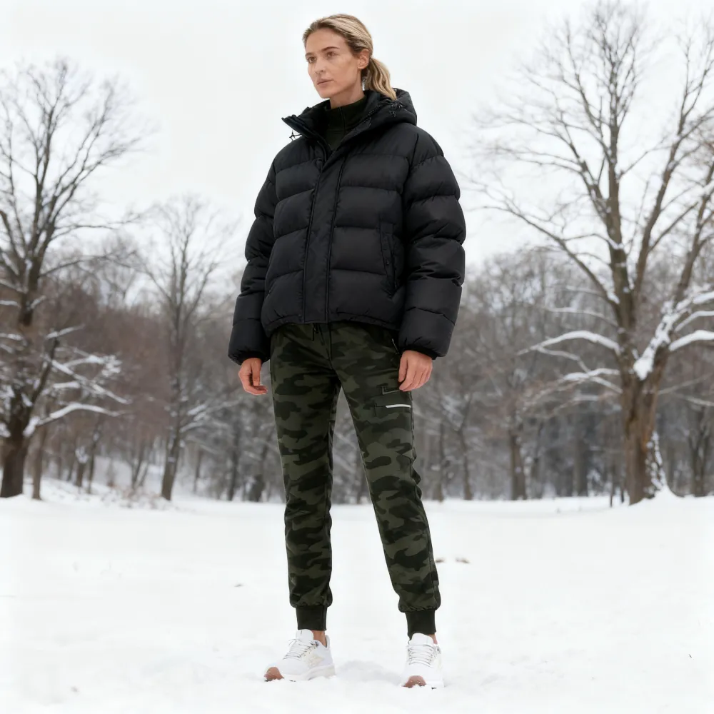 Women's Highwaist Fleece Lined Warm Water Resistant Joggers