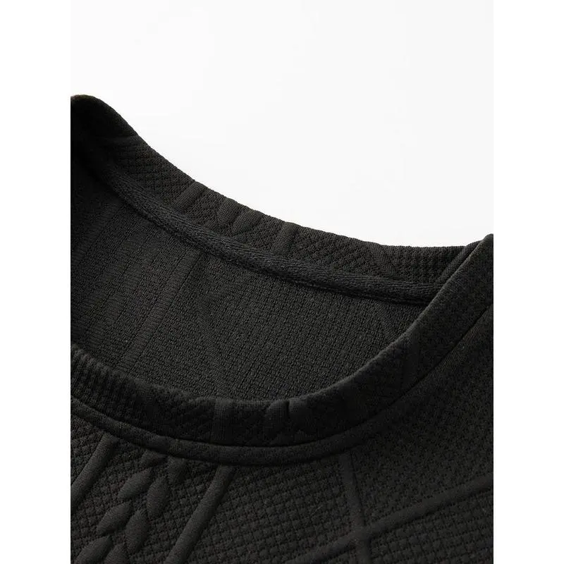 Men's Summer Casual Sports Suit 2-Piece texture Set