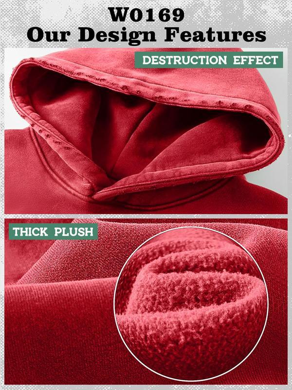 Unisex Oversized Acid Wash Zip Up Hoodie