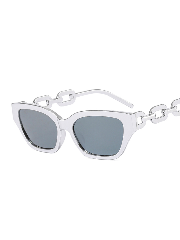 Geometric Hollow Sun-Protection Sunglasses Accessories