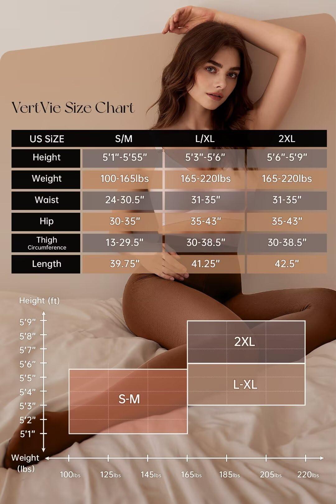Vertvie Fleece Lined Tights For Women Thermal Warm Tights Fake Translucent Pantyhose High Waisted Thermal Leggings Winer