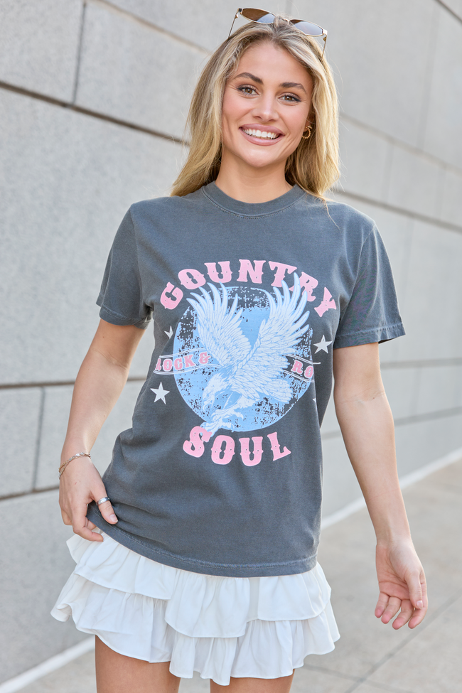 Country Soul Dark Grey Graphic Tee