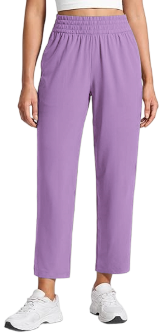 Lightweight Drapey Tapered Ankle Pants for Women