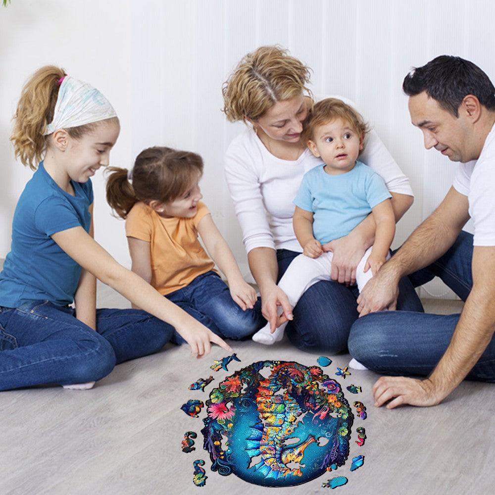 Seahorse 2 Wooden Jigsaw Puzzle