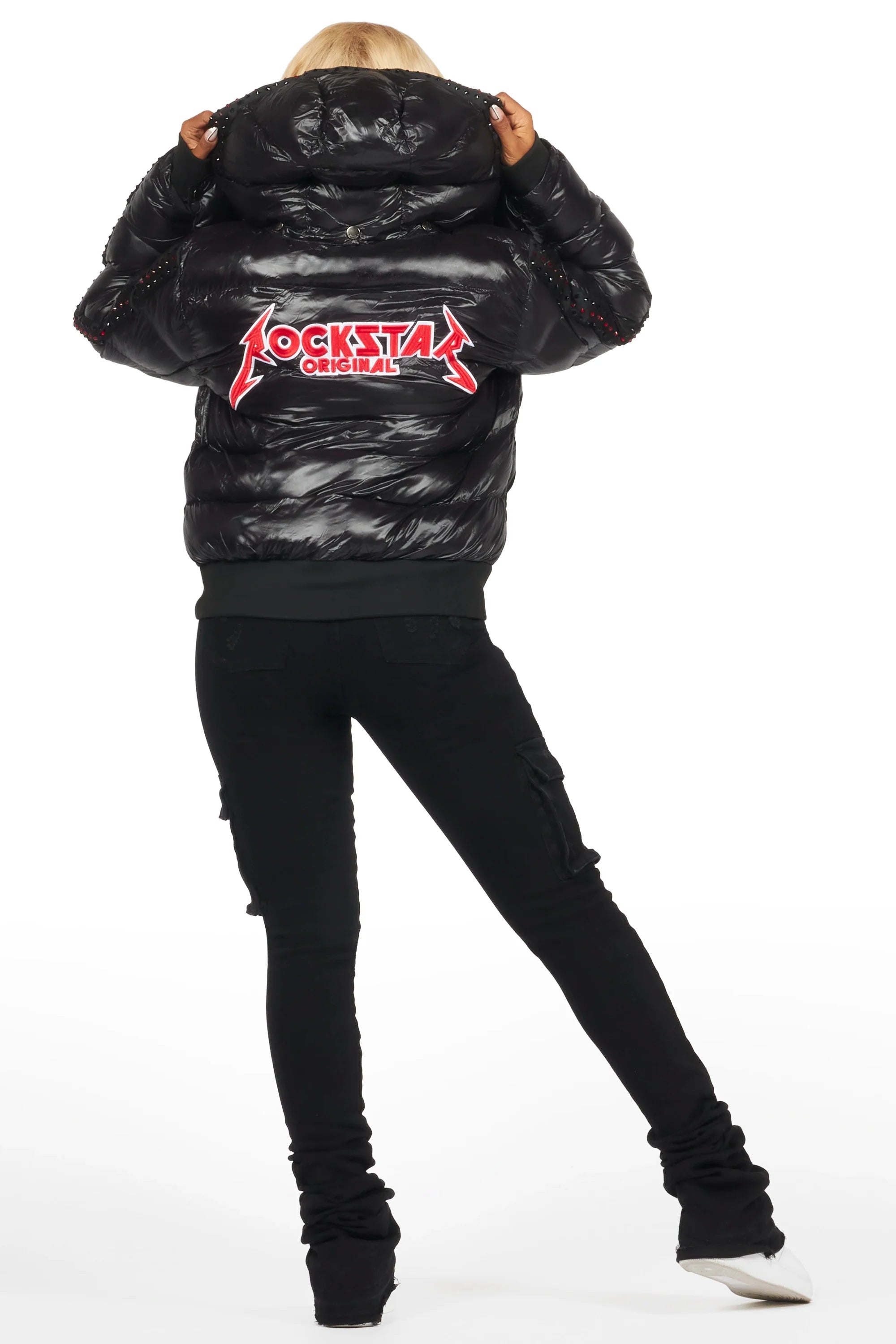 Banklee Black Puffer Jacket