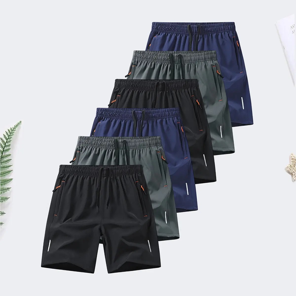 🔥Men's zipper pocket shorts